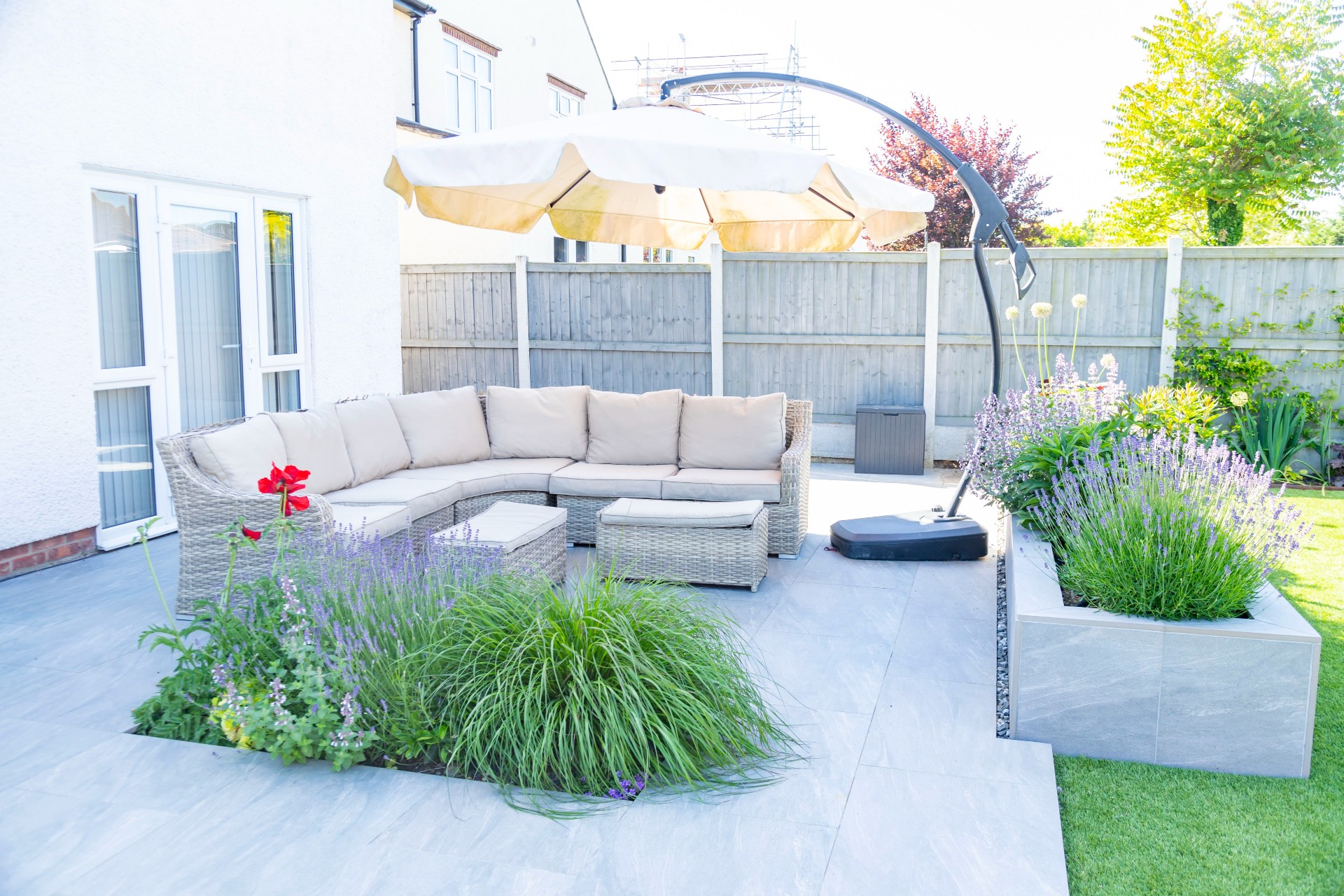 Garden Design for Colchester Essex Lounge Seating Area