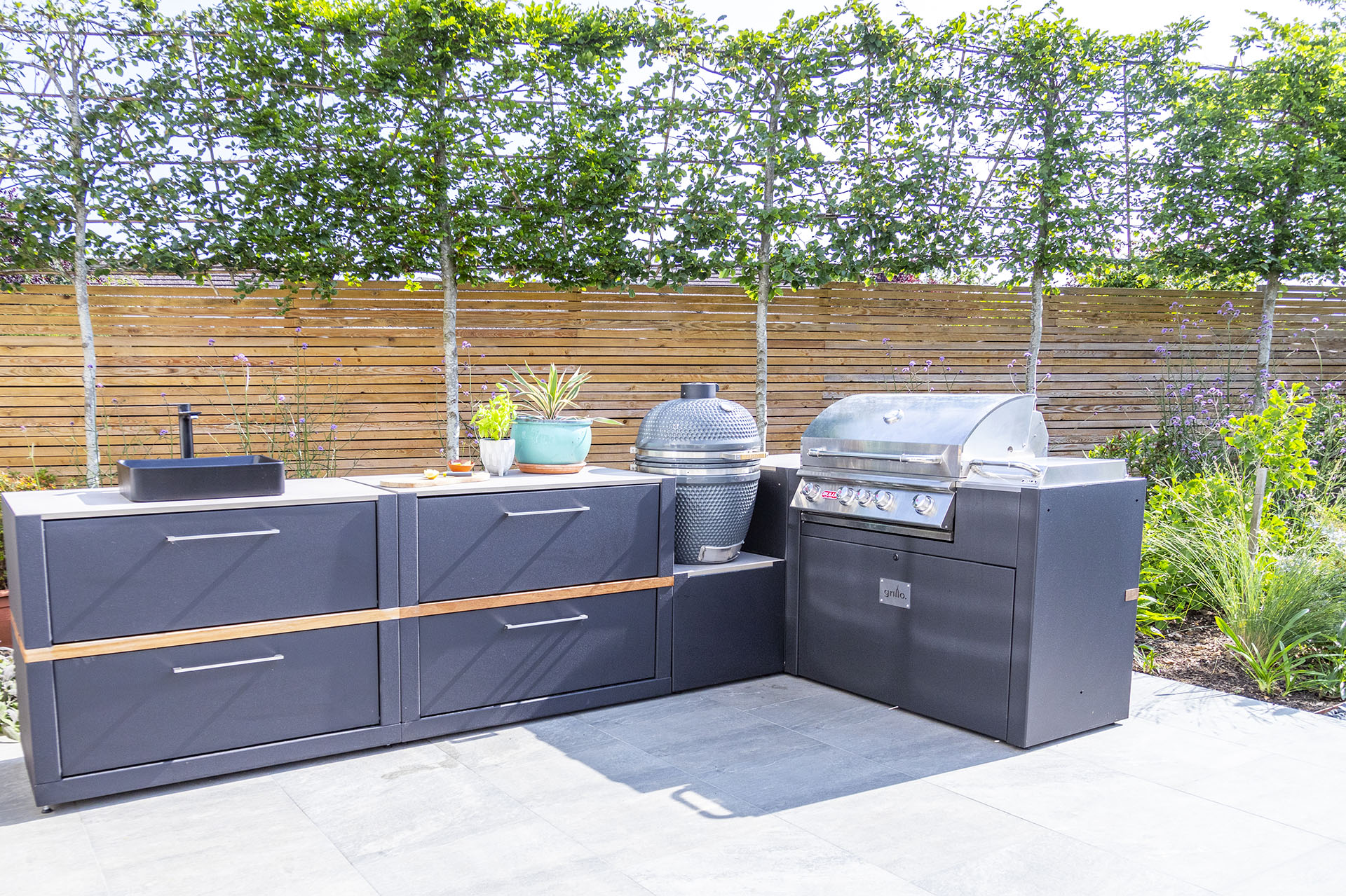 Garden Design Landscaping Cube 1994 Chelmsford Essex Grillo Kitchen